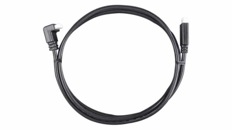 VE.Direct Cable - 0.3M (with one end right angle connector)