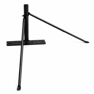 Black Powdercoated GalvSteel- Starlink Internet Dish Mount Kit - 547mm